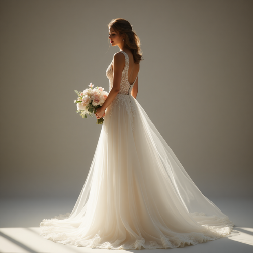 wedding dress fitting at Monica’s Bridal Boutique in Lakewood Ranch