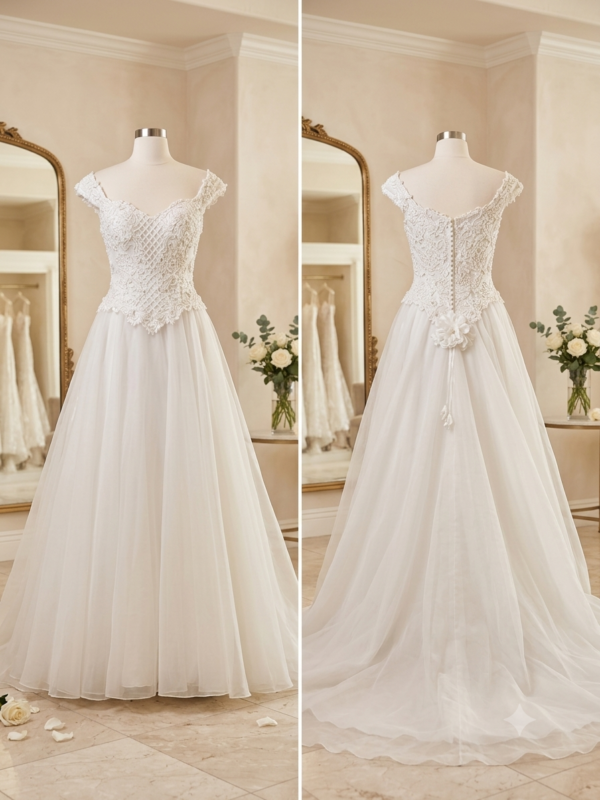 Private Label "Paisley" A-Line Wedding Gown – Size 4