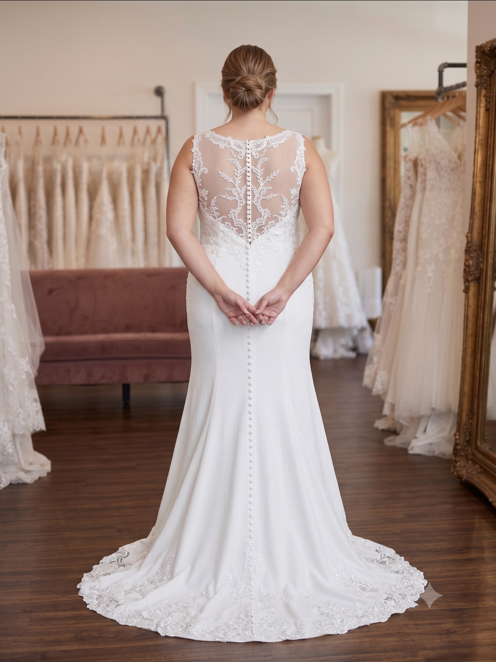 Private Label Emma Riva Stock R7434 Wedding Dress Size 16 | DMB036 2